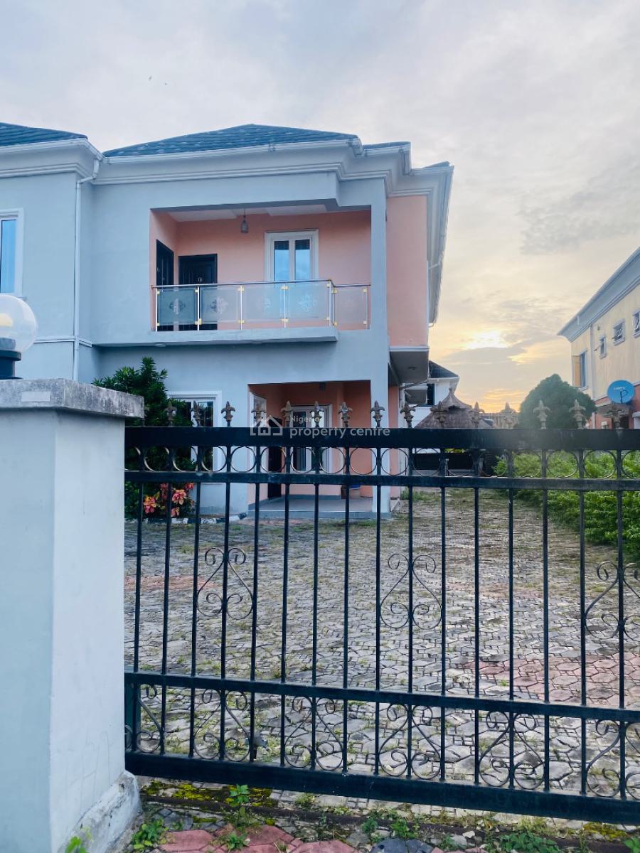 Awoof Spacious 4bedroon Fully Detached Duplex with Bush Bar, Pool a, Royal Garden Estate., Ajah, Lagos, Detached Duplex for Sale