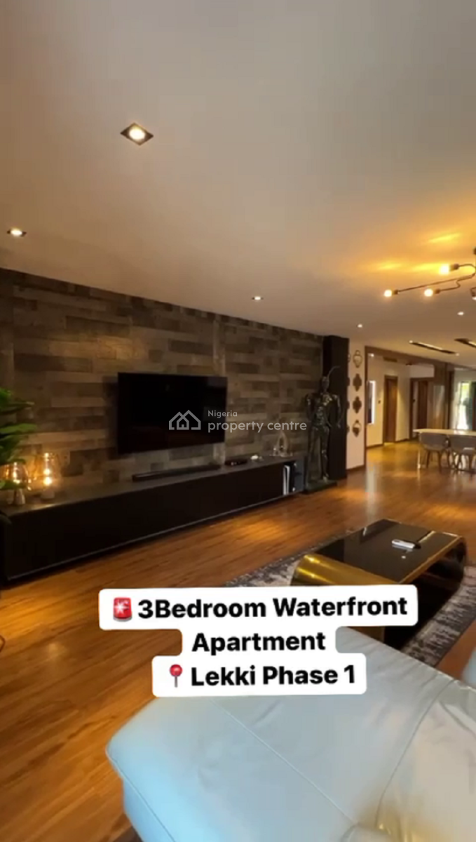 Nicely Furnished 3 Bedroom Apartment, Lekki Phase 1, Lekki, Lagos, Flat / Apartment Short Let