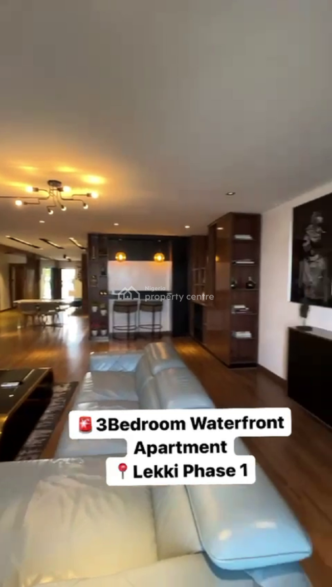 Nicely Furnished 3 Bedroom Apartment, Lekki Phase 1, Lekki, Lagos, Flat / Apartment Short Let