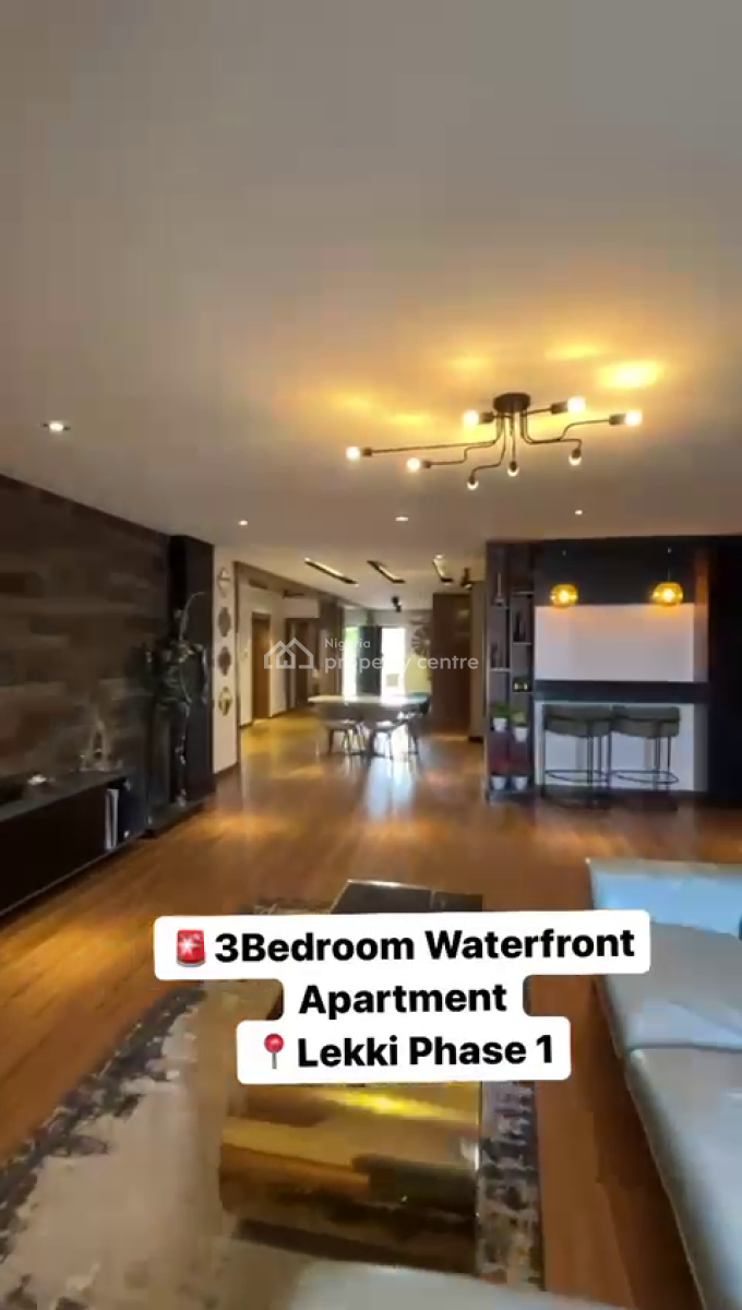 Nicely Furnished 3 Bedroom Apartment, Lekki Phase 1, Lekki, Lagos, Flat / Apartment Short Let