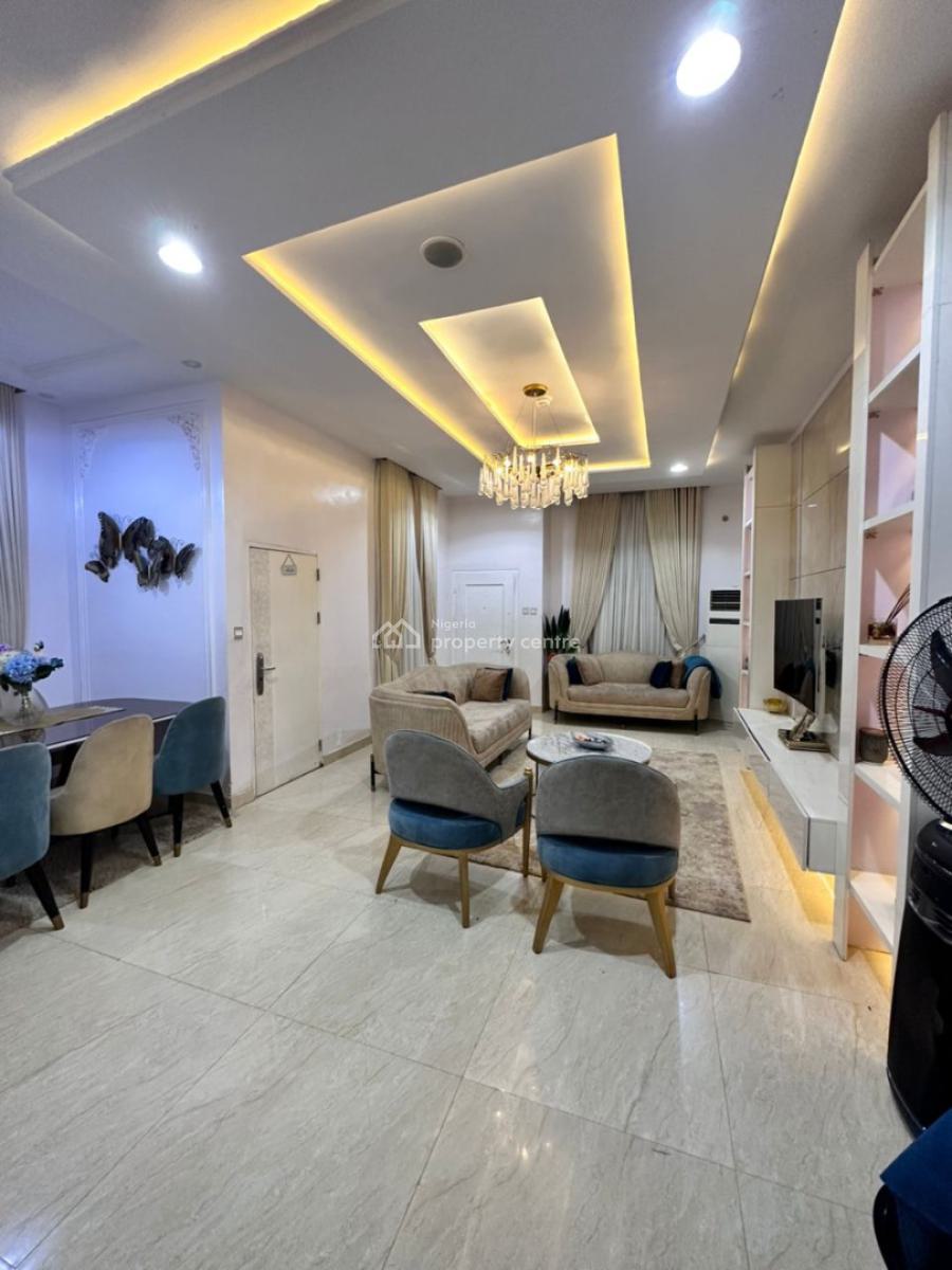 Luxury 4bedroom Semi Detached House with 1bq, Chevron Drive Lekki Lagos, Lekki, Lagos, Semi-detached Duplex for Rent