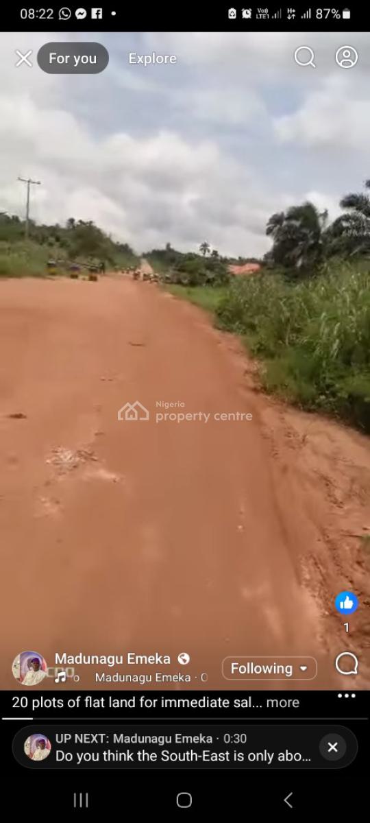 20 Plots Virgin Land Ubulu Uku Delta State, Ubulu Uku-issele Uku Road Ubulu Uku, Aniocha South, Delta, Mixed-use Land for Sale
