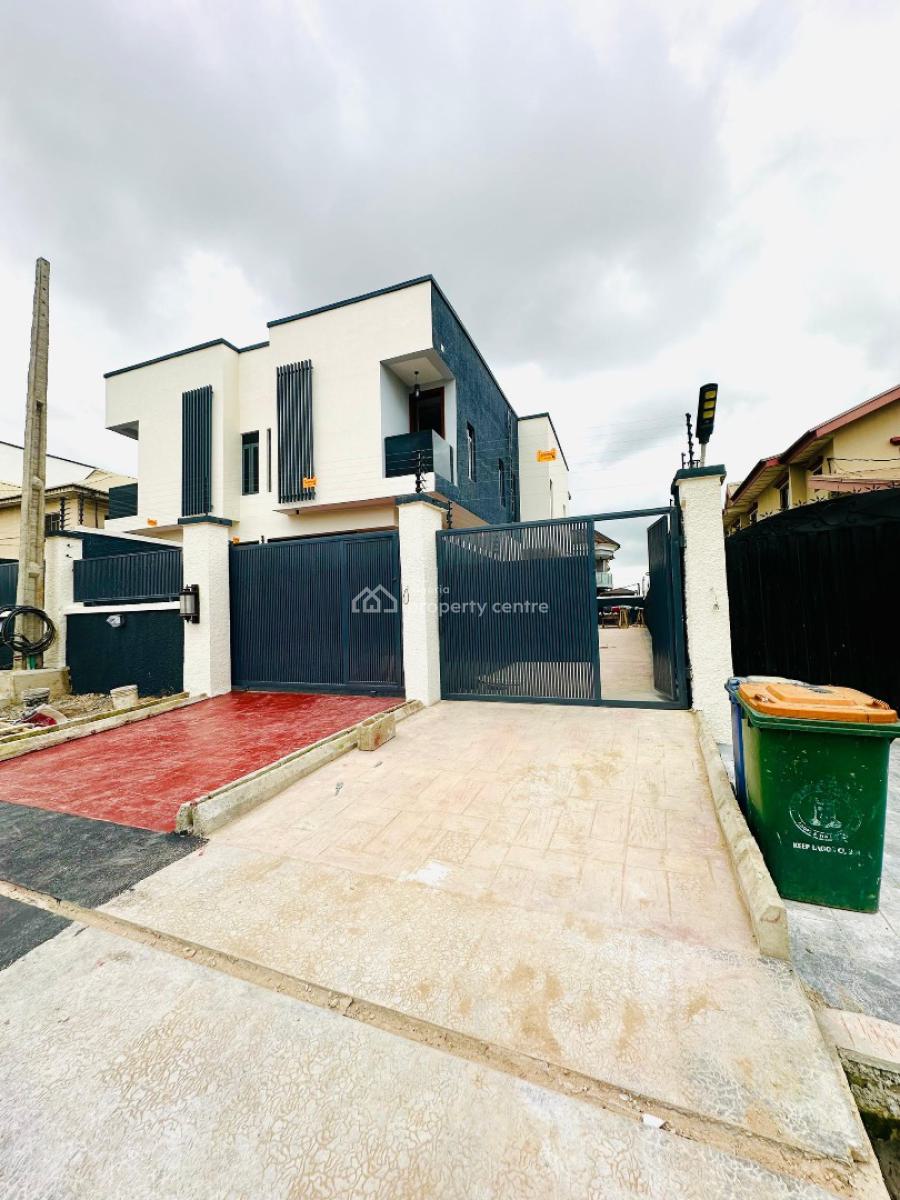 Newly Built 4 Bedroom Semi Detached Duplex with Bq, Gra Phase 1, Magodo, Lagos, Detached Duplex for Sale