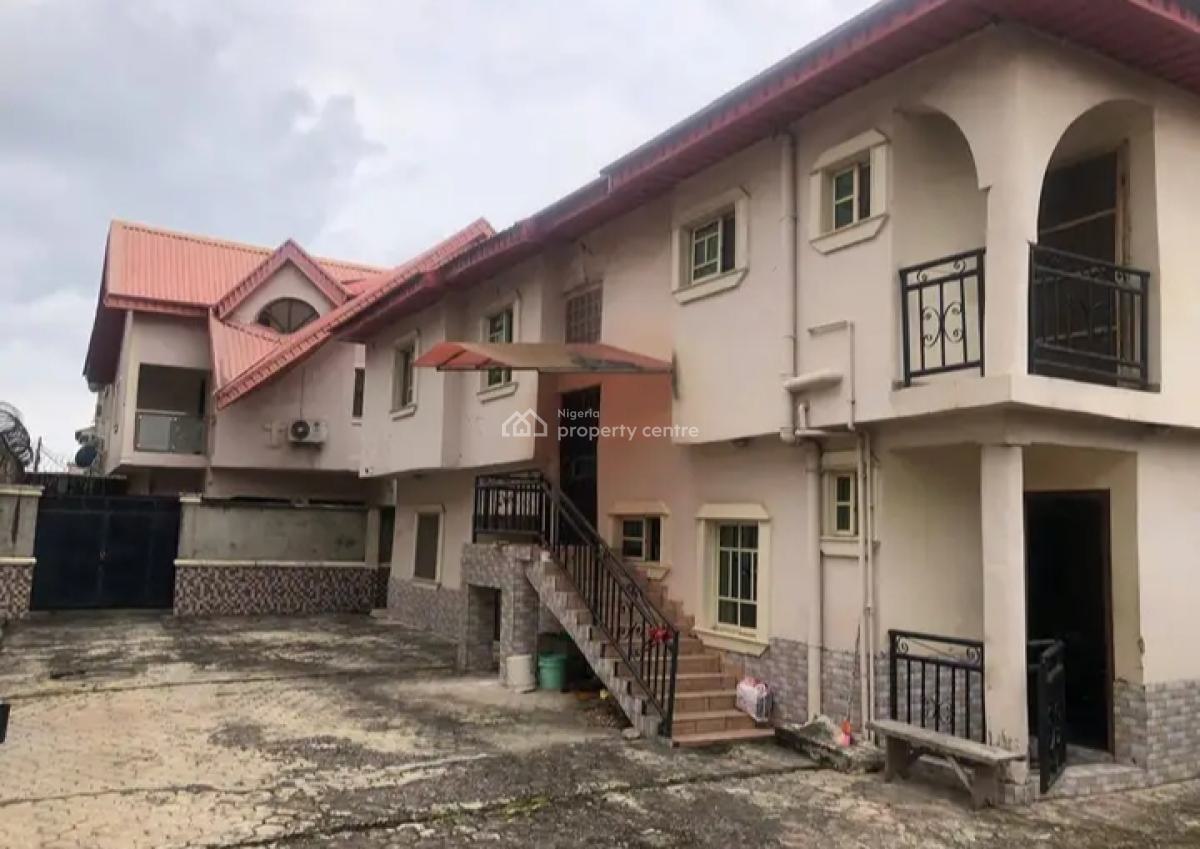 Well Built 4 Bedroom Duplex+ 4 Nos of 2 Bedroom Flat, Park View Estate, Ago Palace, Isolo, Lagos, Detached Duplex for Sale