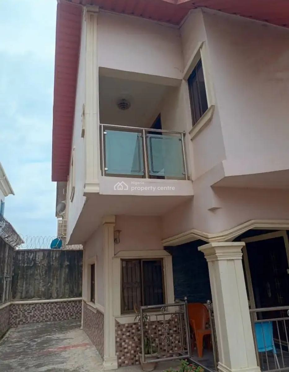 Well Built 4 Bedroom Duplex+ 4 Nos of 2 Bedroom Flat, Park View Estate, Ago Palace, Isolo, Lagos, Detached Duplex for Sale