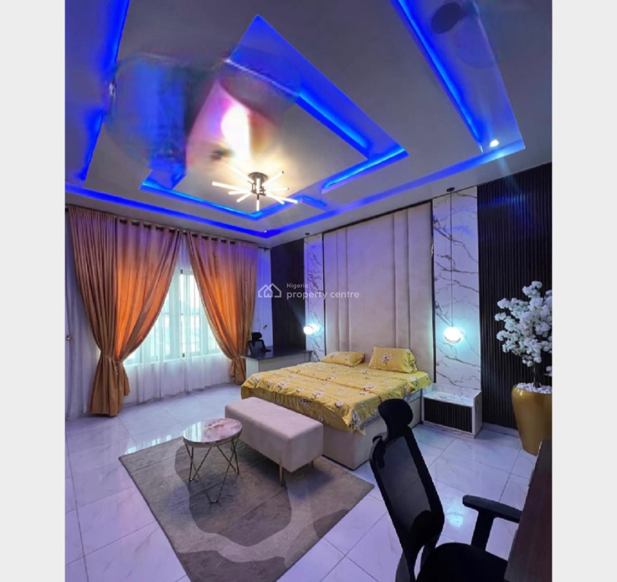Fully Service & Furnished 2 Bedroom Apartment, Agungi None Flooded Area By Ram, Agungi, Lekki, Lagos, House for Rent