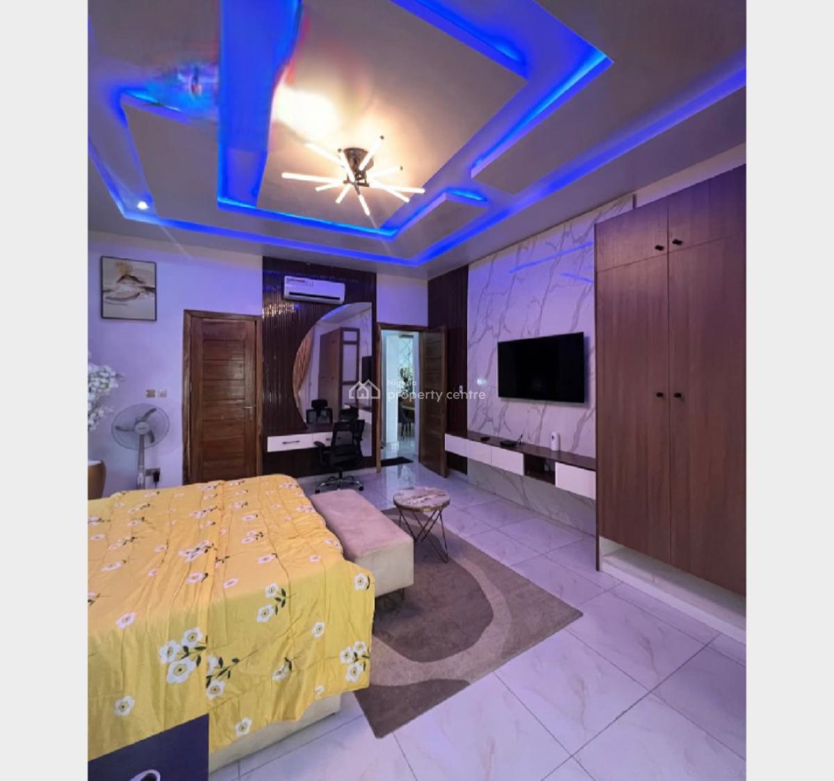 Fully Service & Furnished 2 Bedroom Apartment, Agungi None Flooded Area By Ram, Agungi, Lekki, Lagos, House for Rent