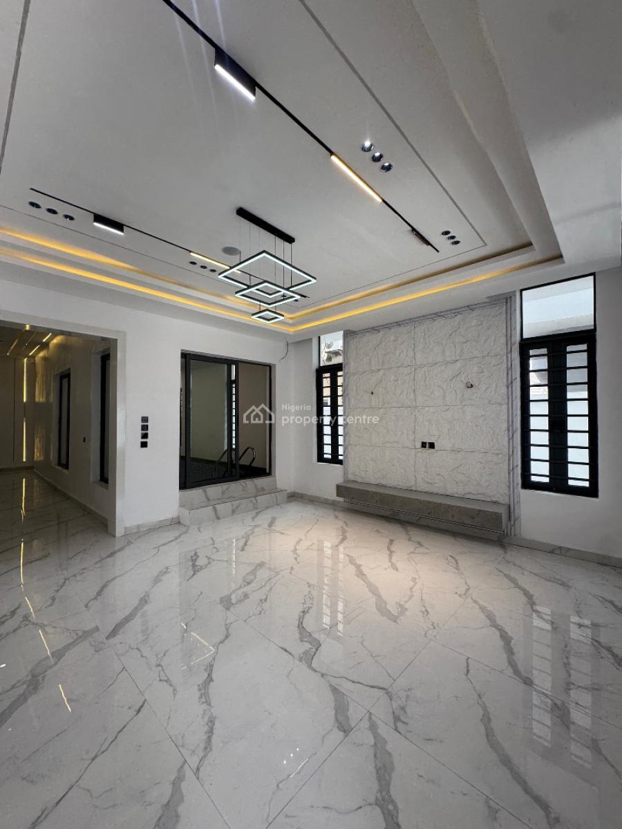 Exquisite 5 Bedroom Detached Duplex with a Pool and Bq, Chevron Drive, Lekki, Lagos, House for Sale