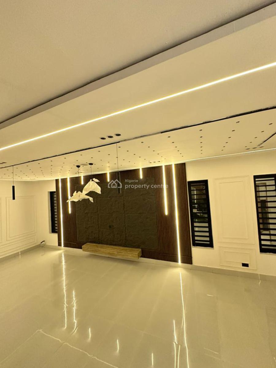 5 Bedroom Detached House with Service Quarter and Swimming Pool, Along Ifeanyi Akueche Street Lekki Palm Estate, Ado, Ajah, Lagos, Detached Duplex for Rent