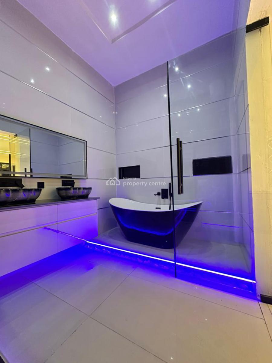 5 Bedroom Detached House with Service Quarter and Swimming Pool, Along Ifeanyi Akueche Street Lekki Palm Estate, Ado, Ajah, Lagos, Detached Duplex for Rent
