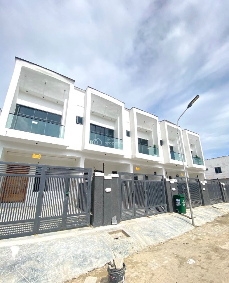 Beautiful 3 Bedroom Terraced Duplex with Bq in a Secure Estate, Ikota, Lekki, Lagos, Terraced Duplex for Rent
