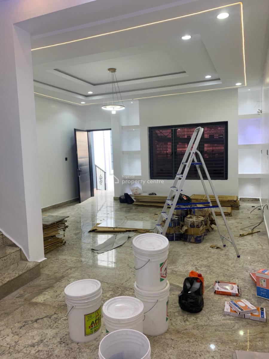 Luxury Finished 4 Bedroom Terrace with a Bq at Jahi, Abuja, Jahi, Abuja, Terraced Duplex for Rent