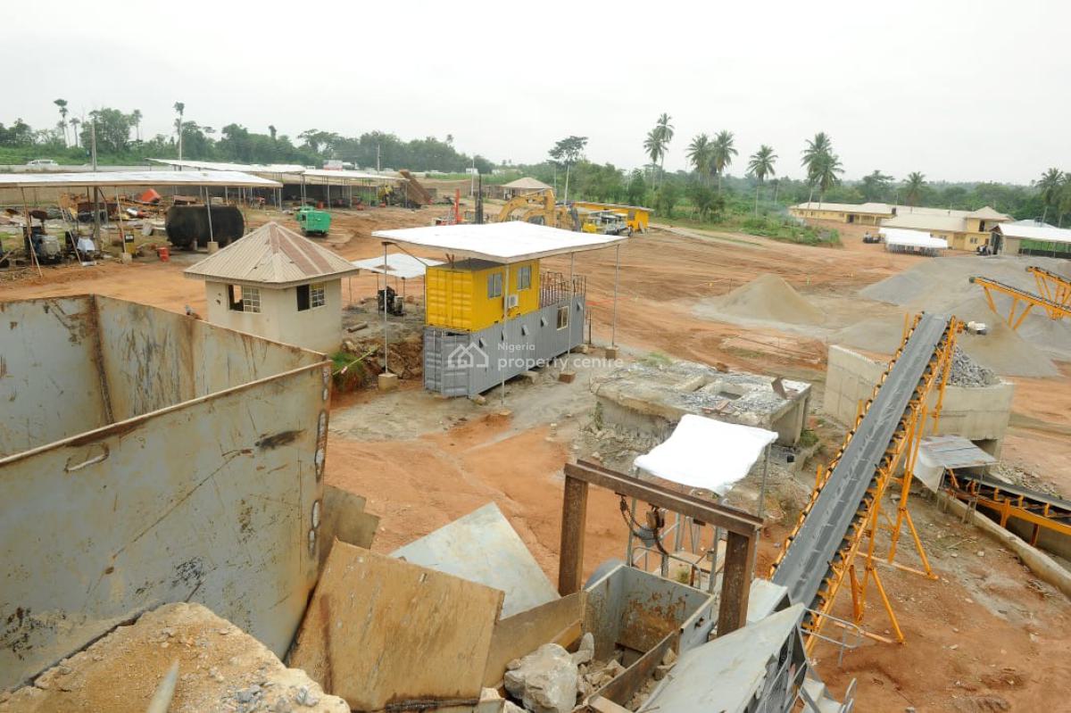 Functional Quarry and Appurtenances on 55.406 Hectares, 137 Acres, Ifo, Ogun, Factory for Sale