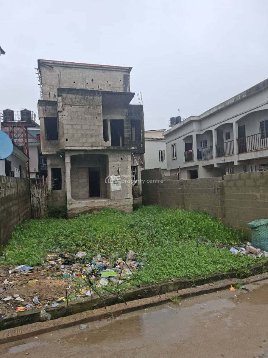 Uncompleted 5 Bedroom Duplex with 3 Unit of 2 Bedroom Flat, Hosanna Estate, Ago Palace, Isolo, Lagos, Detached Duplex for Sale