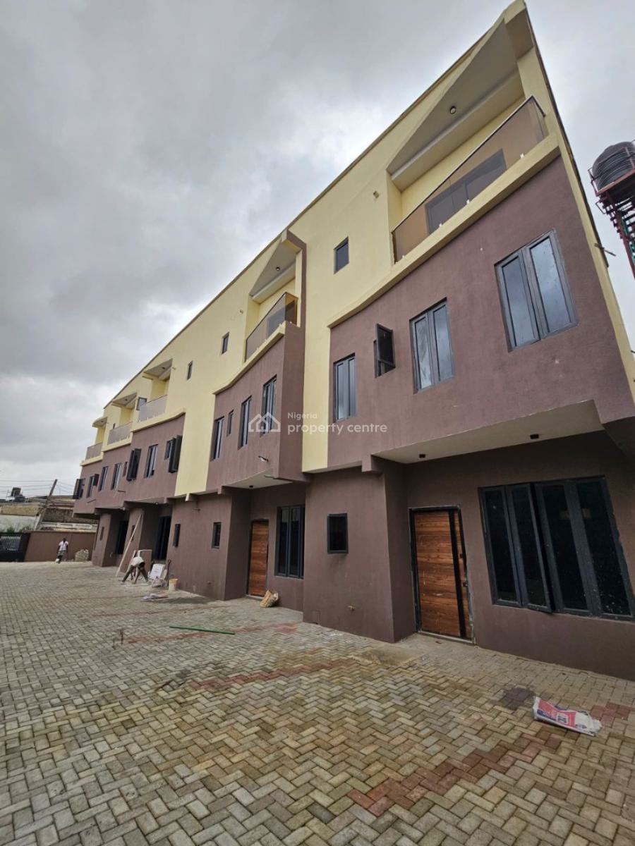 Nicely Built 4 Bedroom Terraced Duplexes + Bq, Gbagada, Lagos, Terraced Duplex for Sale