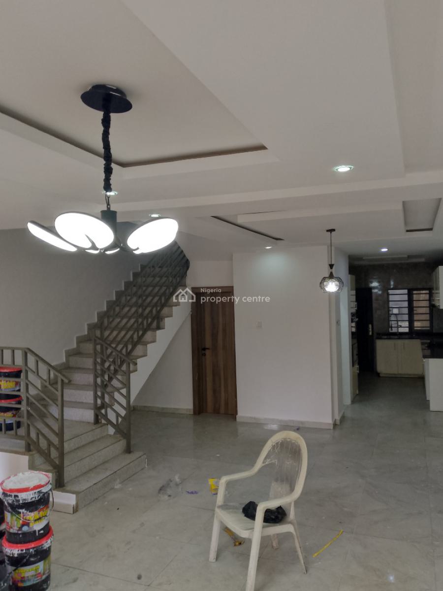 4 Bedrooms Terraced Duplex with a Room Bq, Awushe Estate, Opebi, Ikeja, Lagos, Terraced Duplex for Rent