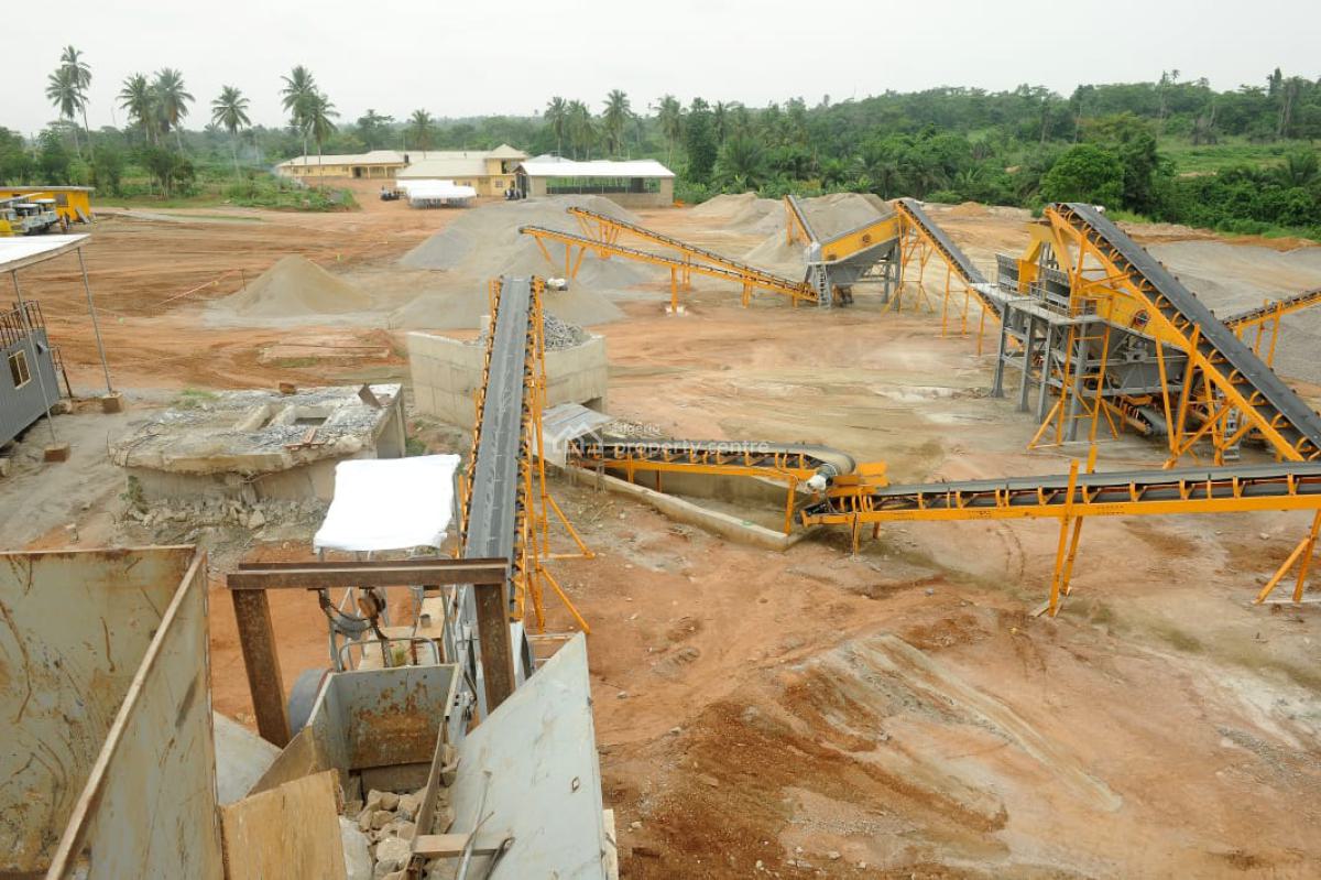 Functional Quarry and Appurtenances On137 Acres of Land, Degbe Alapako Village Directly  on Lagos-ibadan Expressway, Ifo, Ogun, Industrial Land for Sale