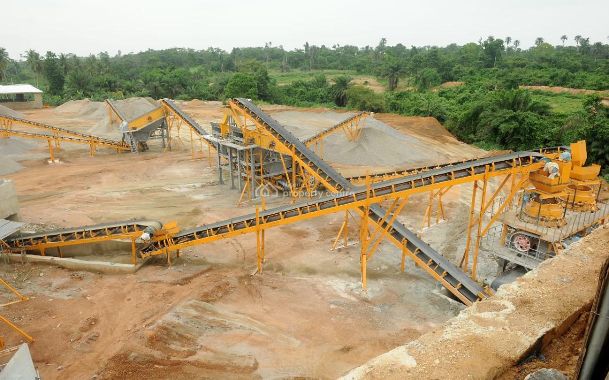 Functional Quarry and Appurtenances On137 Acres of Land, Degbe Alapako Village Directly  on Lagos-ibadan Expressway, Ifo, Ogun, Industrial Land for Sale