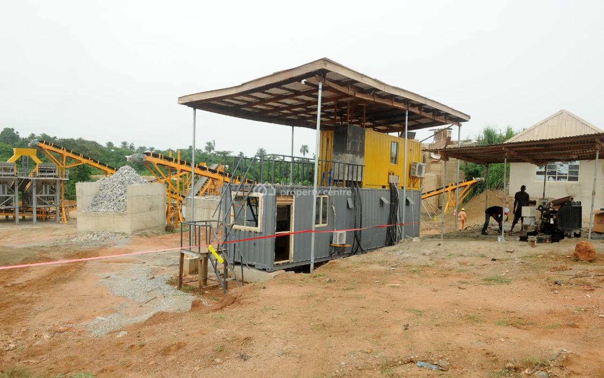 Functional Quarry and Appurtenances On137 Acres of Land, Degbe Alapako Village Directly  on Lagos-ibadan Expressway, Ifo, Ogun, Industrial Land for Sale