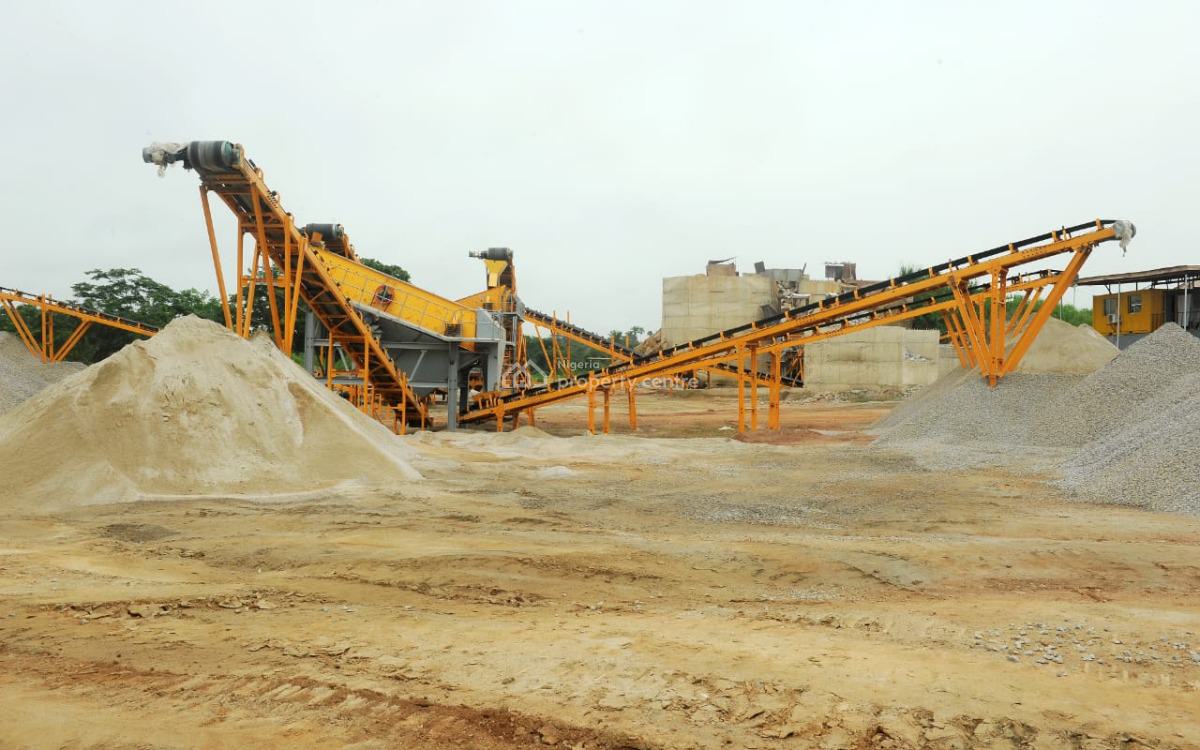 Functional Quarry and Appurtenances On137 Acres of Land, Degbe Alapako Village Directly  on Lagos-ibadan Expressway, Ifo, Ogun, Industrial Land for Sale