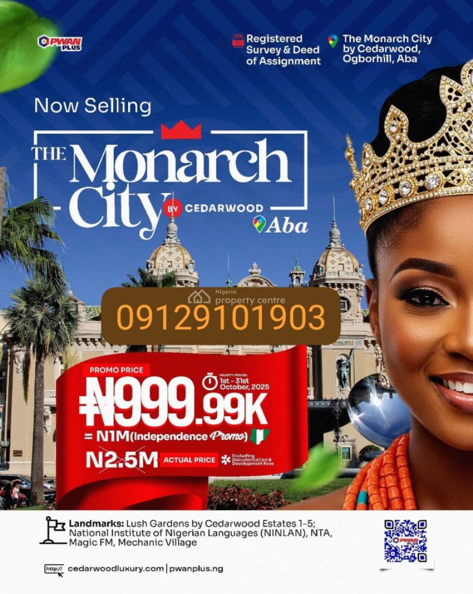 Plots of Affordable Lands, Close to Magic Fm, Obi Ngwa, Abia, Land for Sale