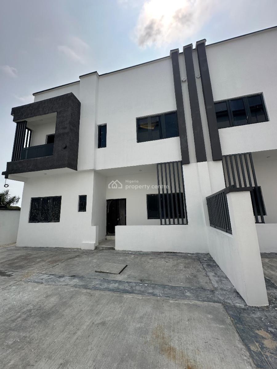 Well Built 4 Bedroom Semi Detached Duplex with Bq, Ajah, Lagos, Semi-detached Duplex for Sale