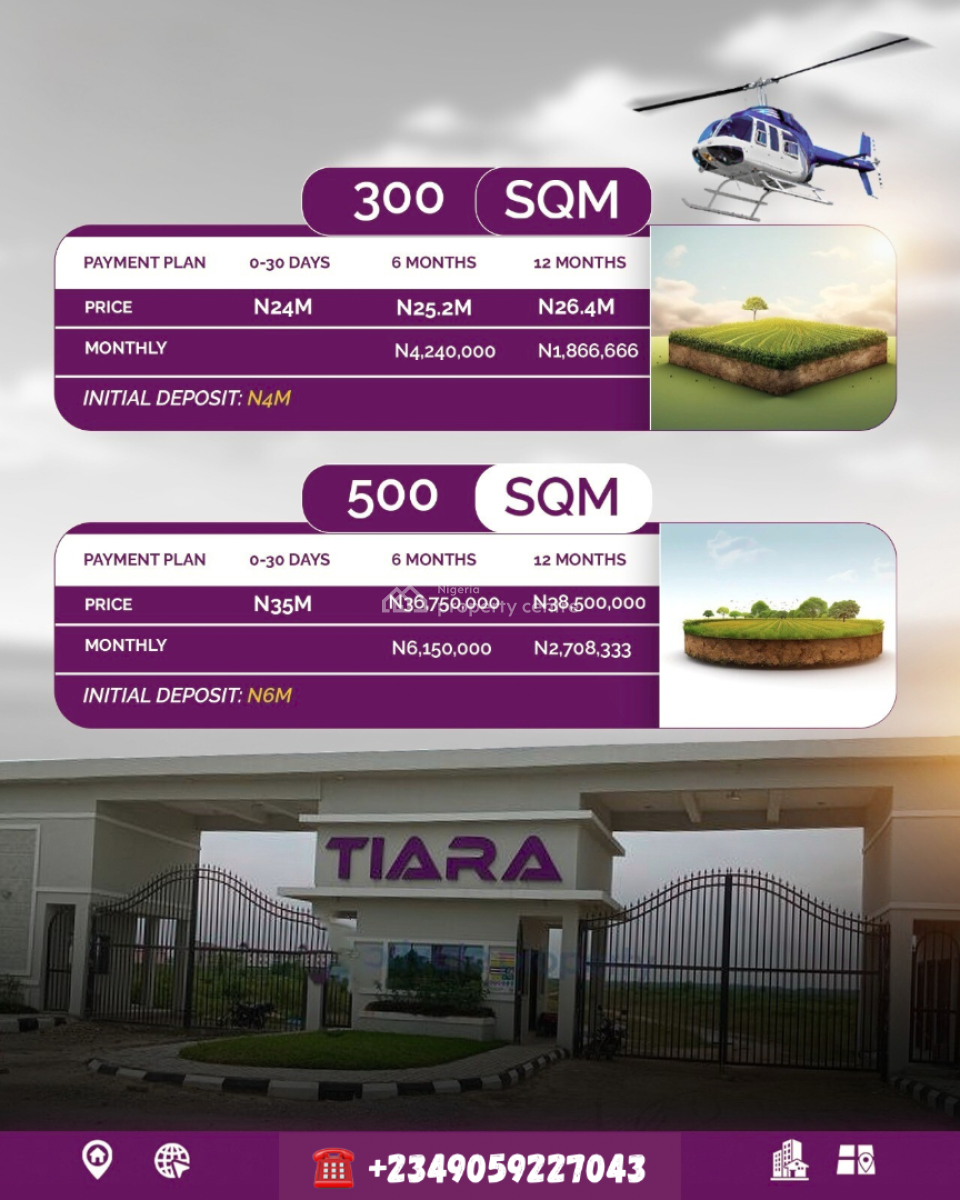 Own a Property, Tiara, Amen City, Ibeju Lekki, Lagos, Residential Land for Sale