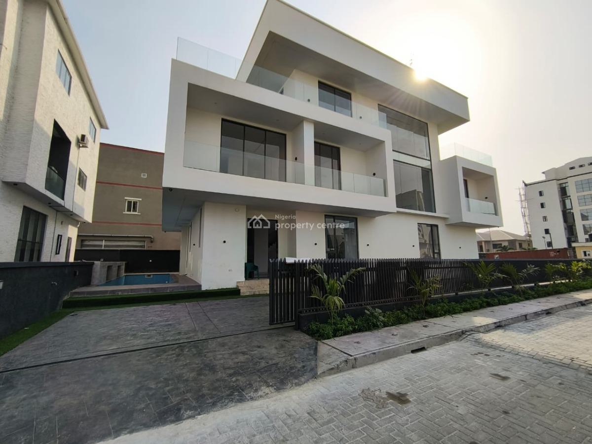 Exotic Luxurious Automated 5 Bedroom Fully Detached Plus Bq Available, Ikate, Lekki, Lagos, Detached Duplex for Sale