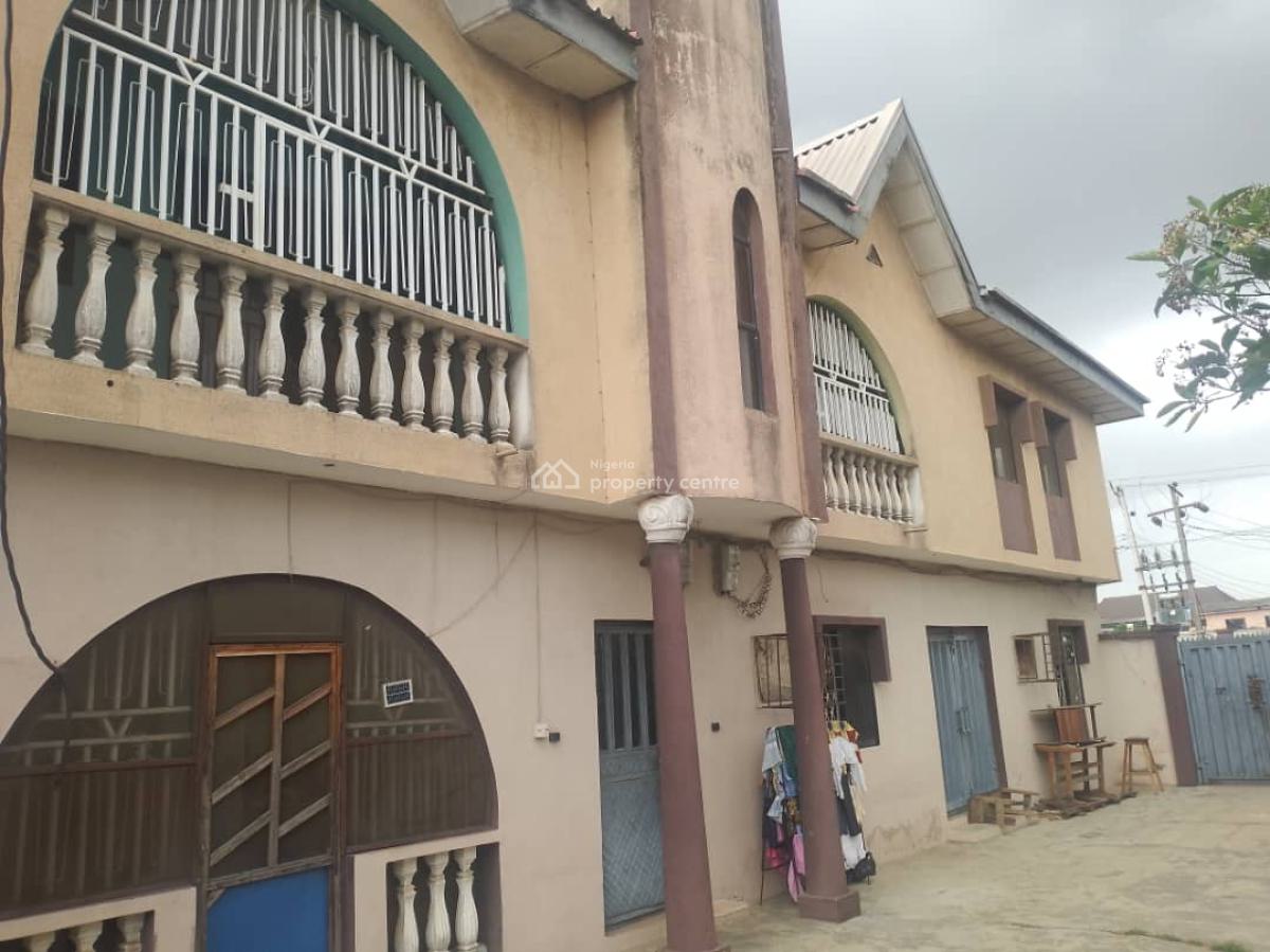 Well Maintained and Solid Block of 3 Units of 3 Bedroom Flat, Ali Isiba Street, Sango Ota, Ogun, Block of Flats for Sale