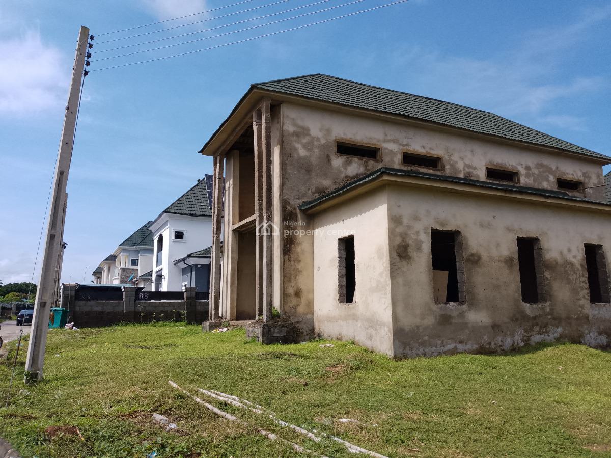 Carcass 4 Bedrooms Detached Duplex, Riverpark Estate, Lugbe District, Abuja, Detached Duplex for Sale