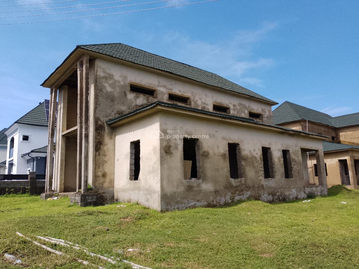 Carcass 4 Bedrooms Detached Duplex, Riverpark Estate, Lugbe District, Abuja, Detached Duplex for Sale