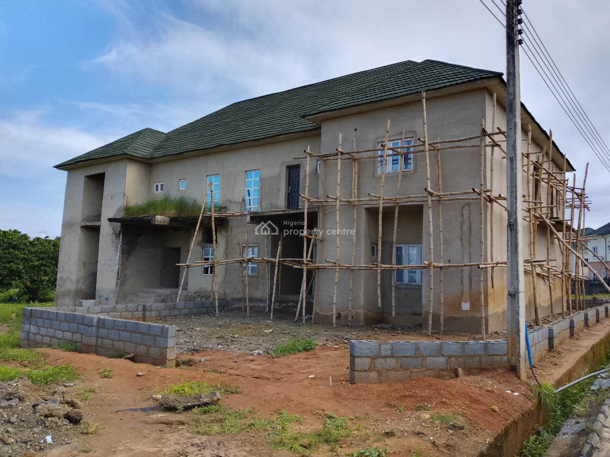 Carcass 4 Bedrooms Semi-detached Duplex, Riverpark Estate, Lugbe District, Abuja, Semi-detached Duplex for Sale