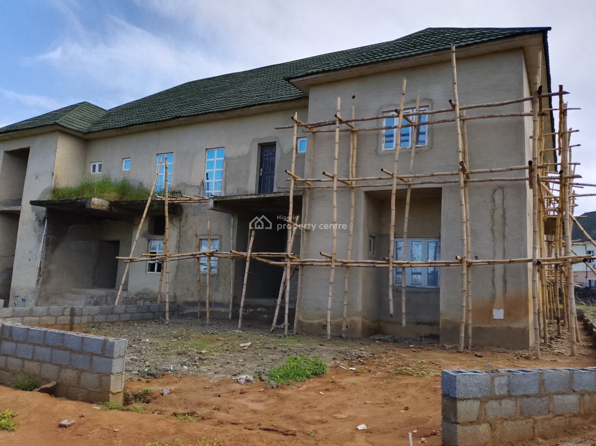 Carcass 4 Bedrooms Semi-detached Duplex, Riverpark Estate, Lugbe District, Abuja, Semi-detached Duplex for Sale