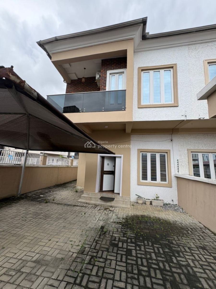 Fully Furnished  4 Bedroom Semi Detached   Bq Security Post, Orchid Road, Lekki, Lagos, Semi-detached Duplex for Rent
