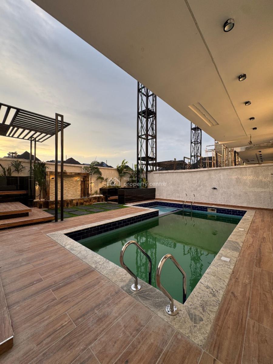 Magnificent 5 Beds with a Private Pool, Exterior Lounge, Cinema & Gym, Chevron, Lekki, Lagos, Detached Duplex for Sale