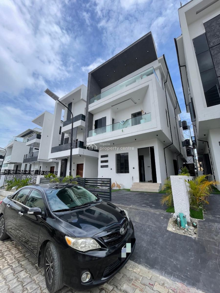 5 Bedroom Fully Detached Duplex with Bq, Pool Cinema Box Room, Chevron, Lekki, Lagos, Detached Duplex for Sale