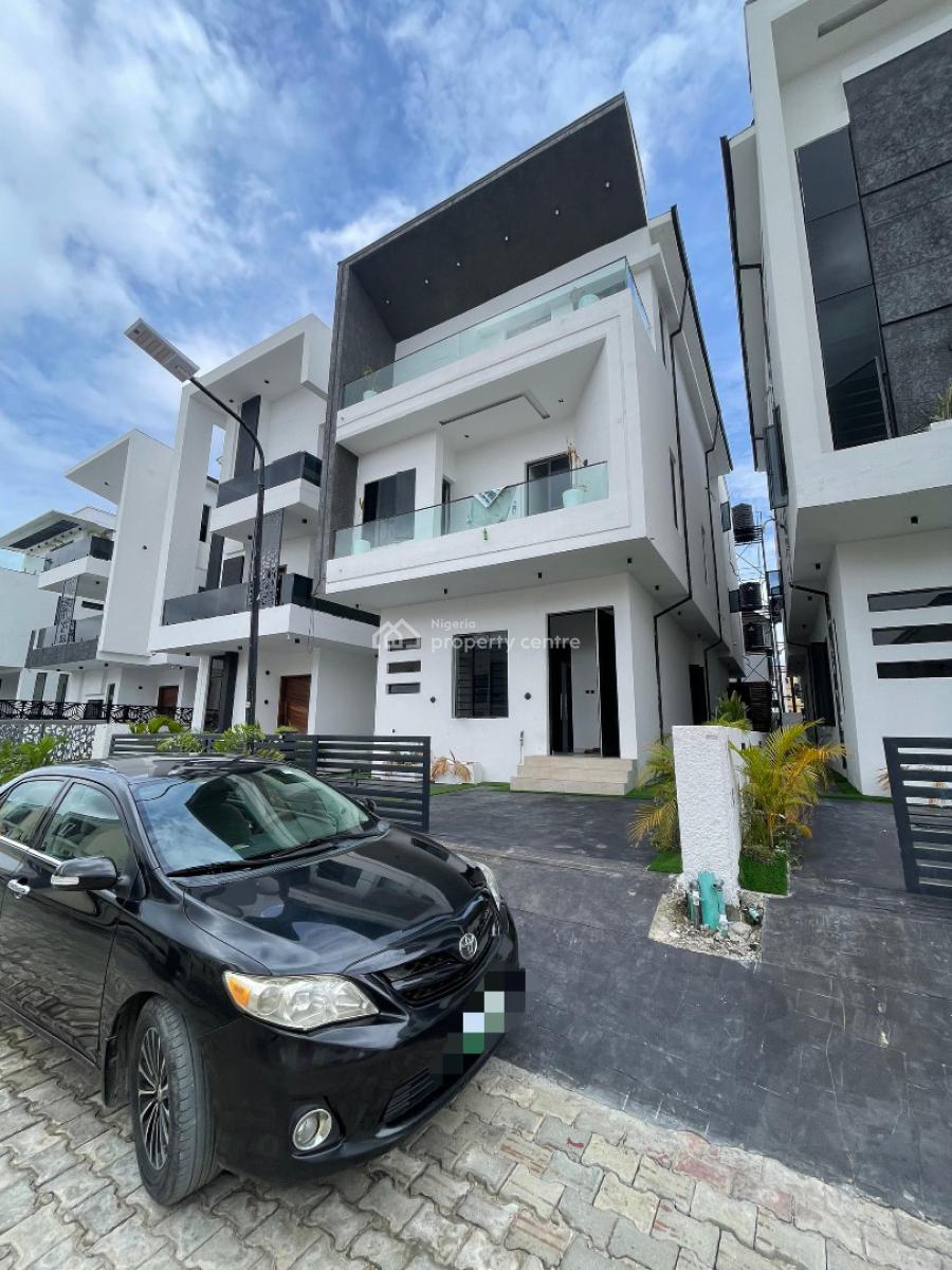 5 Bedroom Fully Detached Duplex with Bq, Pool Cinema Box Room, Chevron, Lekki, Lagos, Detached Duplex for Sale