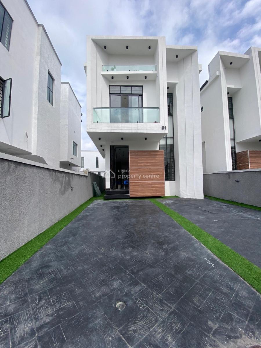 5 Bedroom Fully Detached Duplex with Bq and Swimming Pool, Chevron, Lekki, Lagos, Detached Duplex for Sale