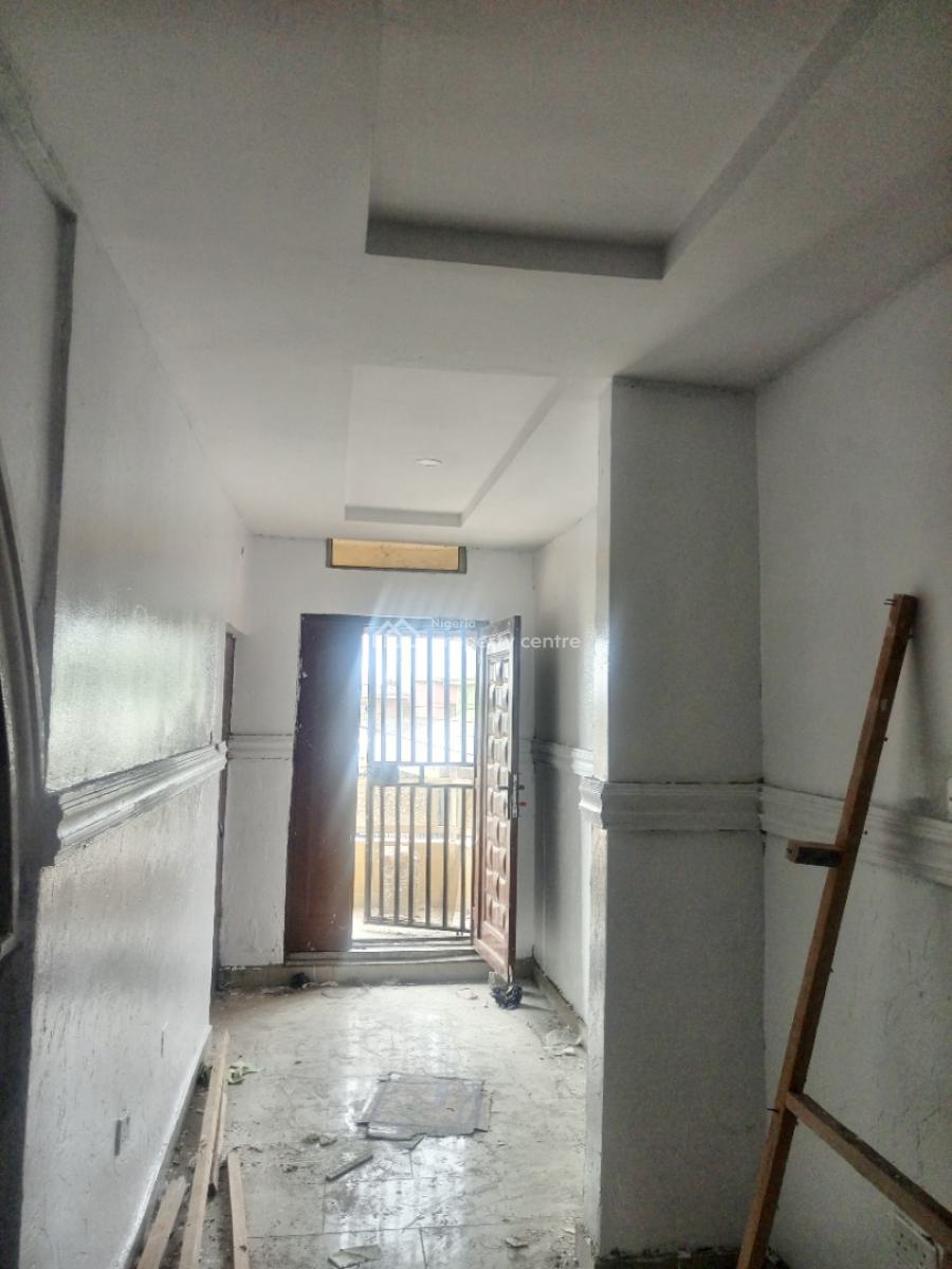 a Newly Renovated 3 Bedroom Flat with Dining Directly on Good Road, Mangoro Very Close to Bus Stop, Ikeja, Lagos, Flat / Apartment for Rent