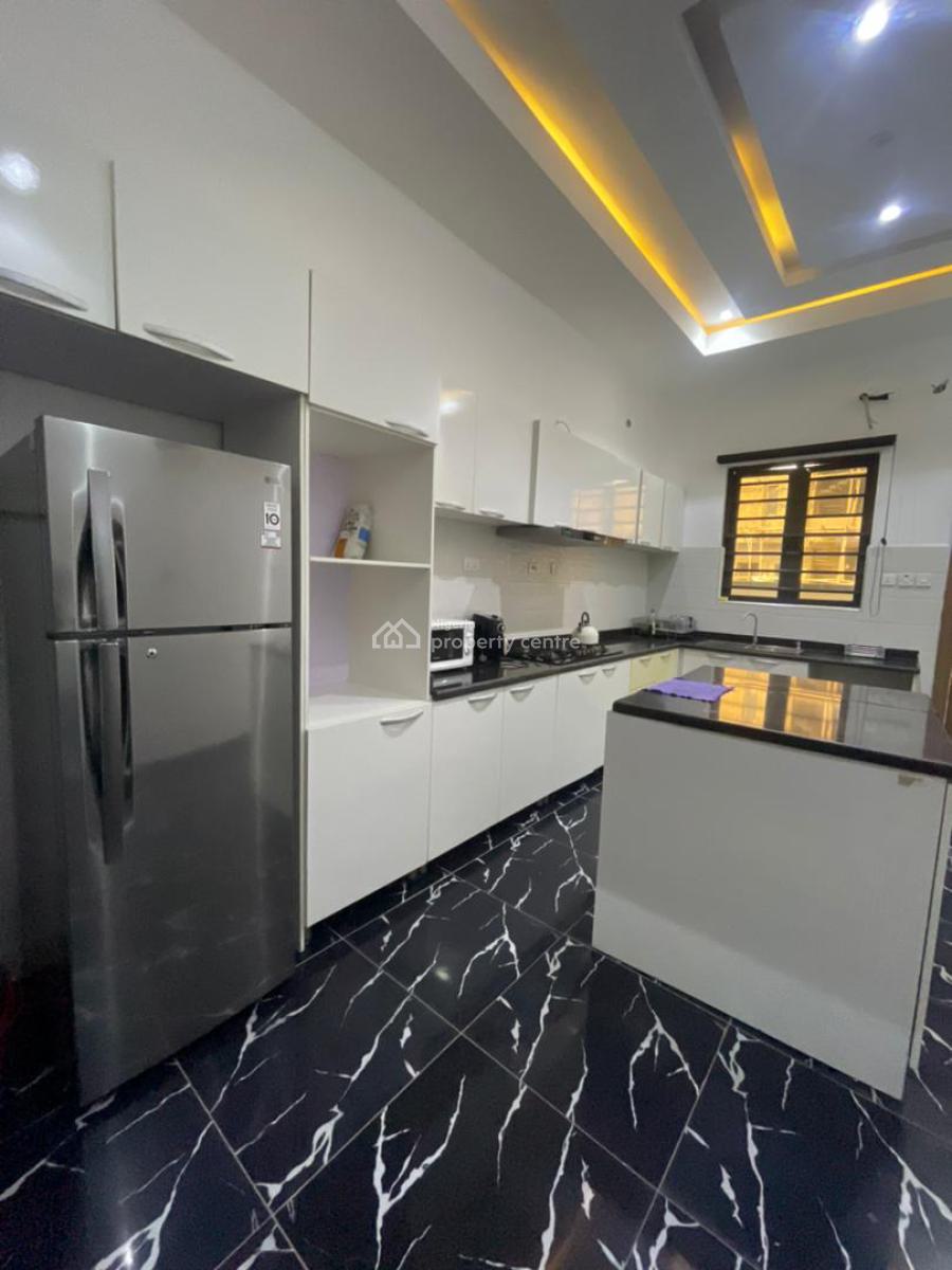 Super Serene 4 Bedroom House, Abraham Adesanya, Ajah, Lagos, Semi-detached Duplex Short Let