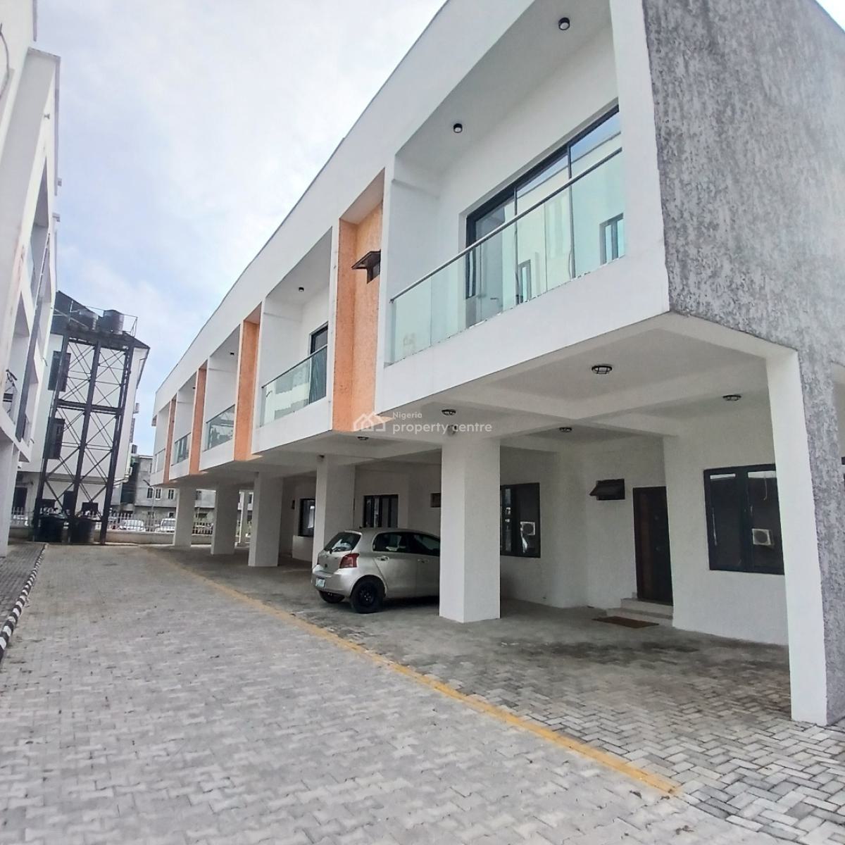 3 Bedroom Terrace Duplex with Bq Within a Serviced Estate, Chevron Toll Gate, Orchid Road, Lekki, Lagos, Terraced Duplex for Rent