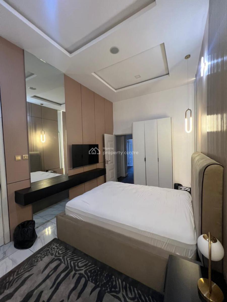 Furnished 4 Bedroom Semi Detached with Bq, Chevron, Lekki, Lagos, Semi-detached Duplex for Rent