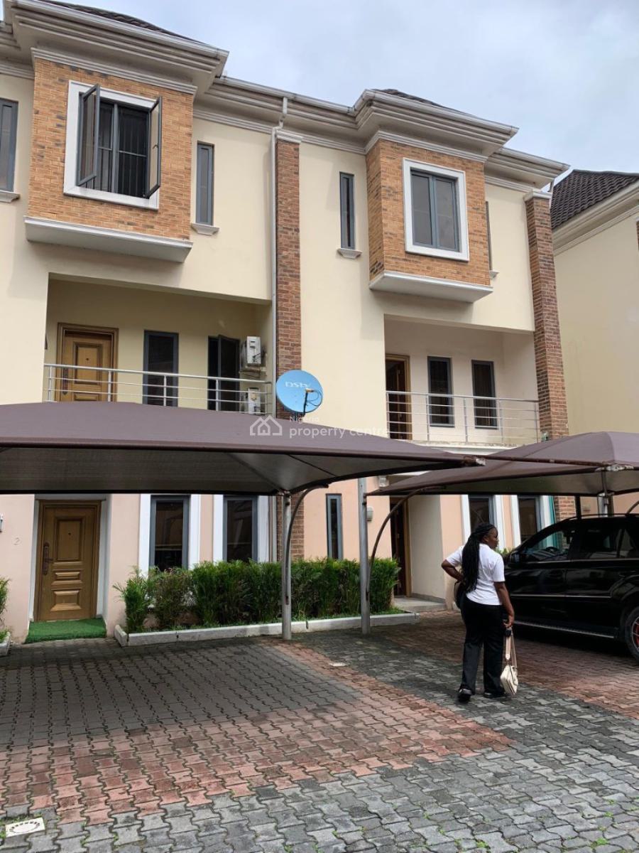 4 Bedroom Terrace Duplex, Chevron, Lekki, Lagos, Terraced Duplex for Rent
