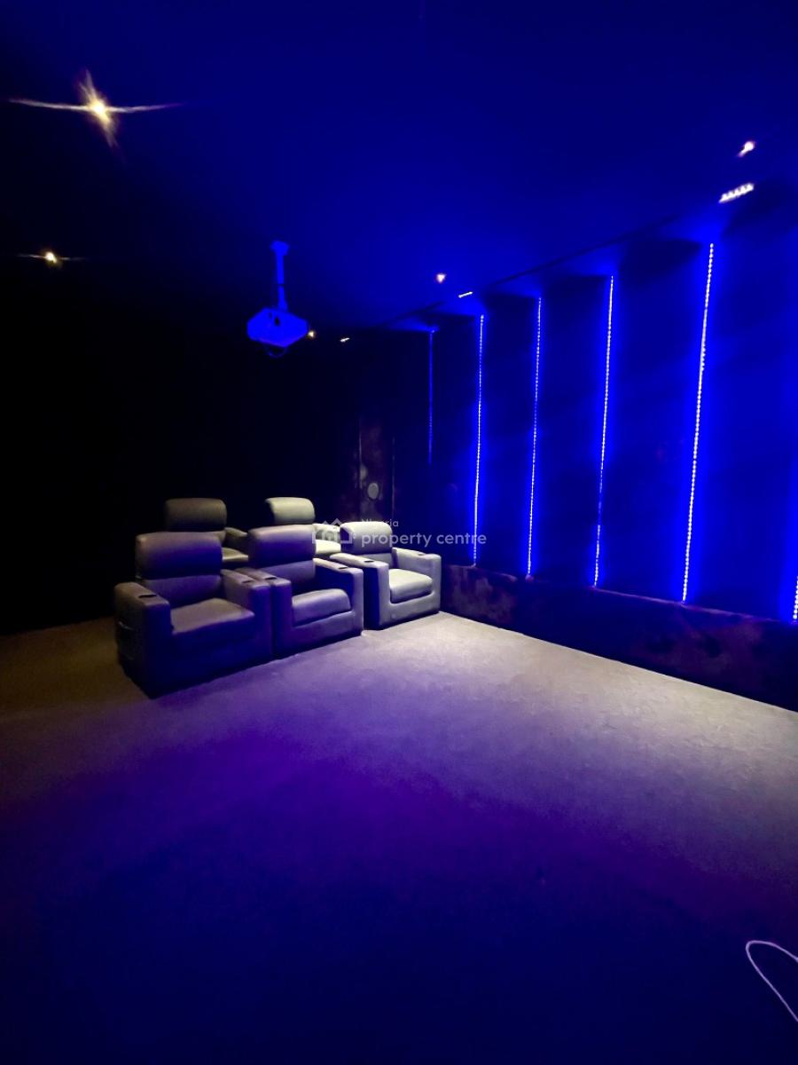 Uniquely Designed 5 Bedroom Smart Home with Cinema, Swimming Pool, Room, Lekki County Homes, Lekki, Lagos, House for Sale