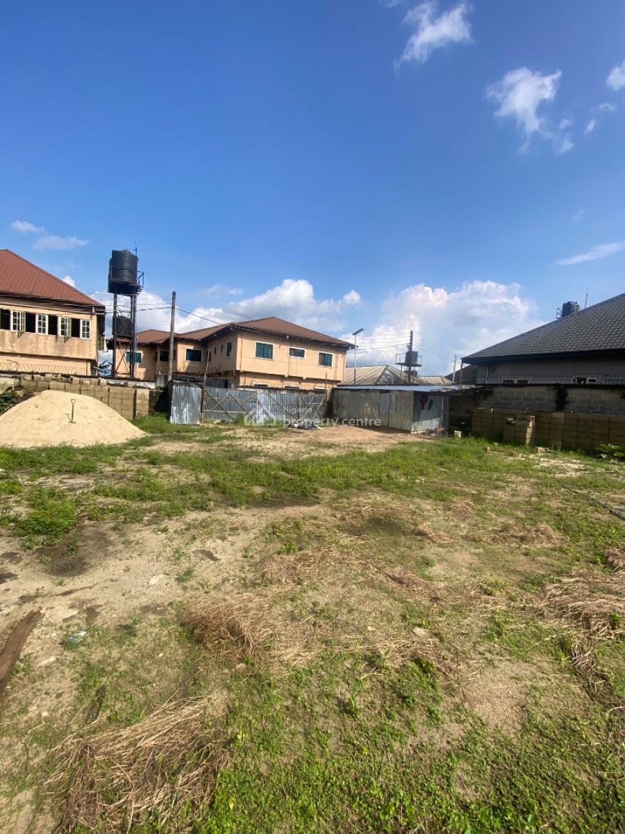 Well Located Table Dry Land with Moulded Blocks, Woji / Nvuigwe Estate, Port Harcourt, Rivers, Residential Land for Sale