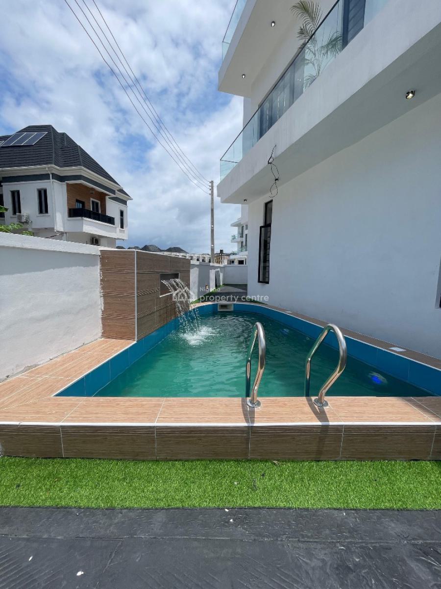 Beautifully Finished Luxury 5 Bedroom Detached Duplex with Swimming Pool, 2nd Toll Gate, Lekki, Lagos, Detached Duplex for Sale