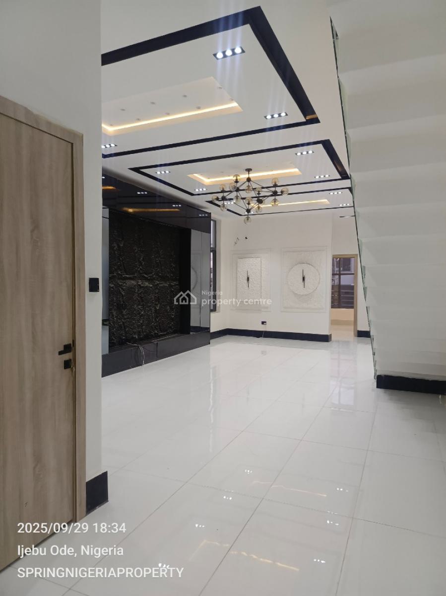 Luxury 5bedroom Fully Detached Duplex with Bq and Swimming Pool, By Blenco Supermarket, Sangotedo, Ajah, Lagos, Detached Duplex for Sale