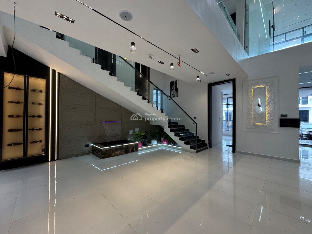 6 Bedroom Mansion with Swimming Pool, Water Fountain, Gym , Cinema, Chevron, Lekki Phase 2, Lekki, Lagos, House for Sale