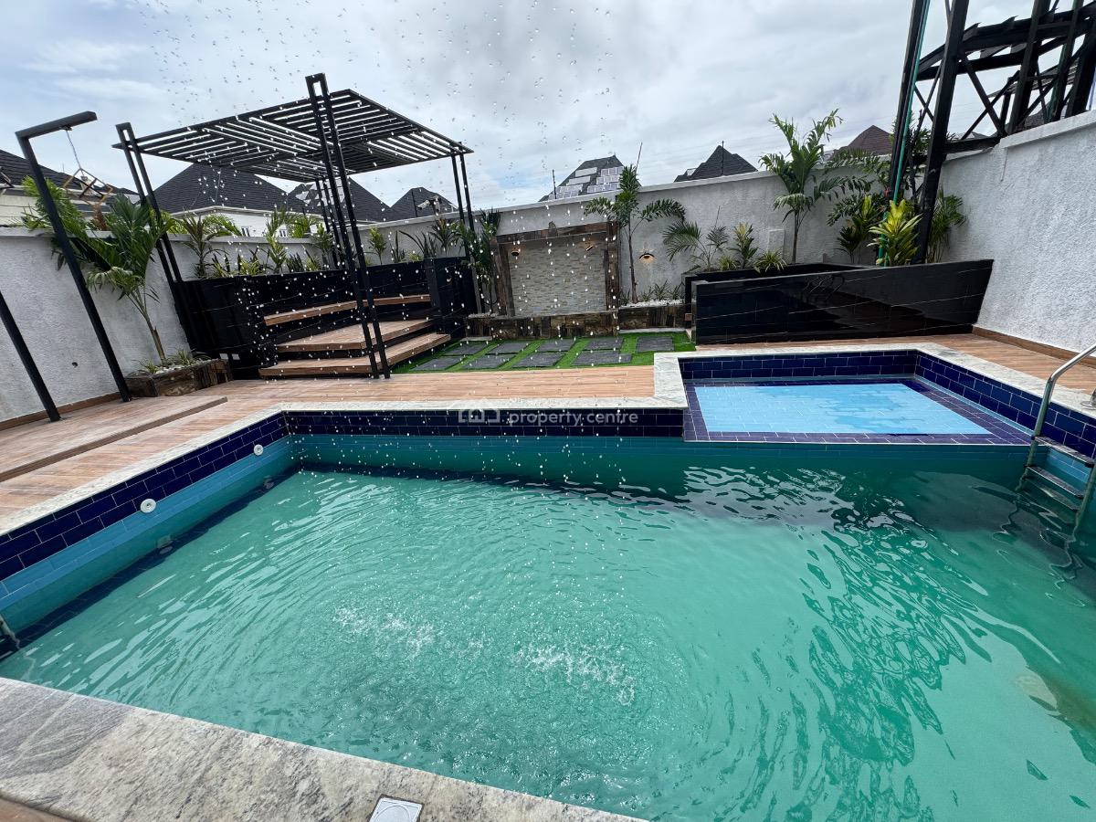 6 Bedroom Mansion with Swimming Pool, Water Fountain, Gym , Cinema, Chevron, Lekki Phase 2, Lekki, Lagos, House for Sale