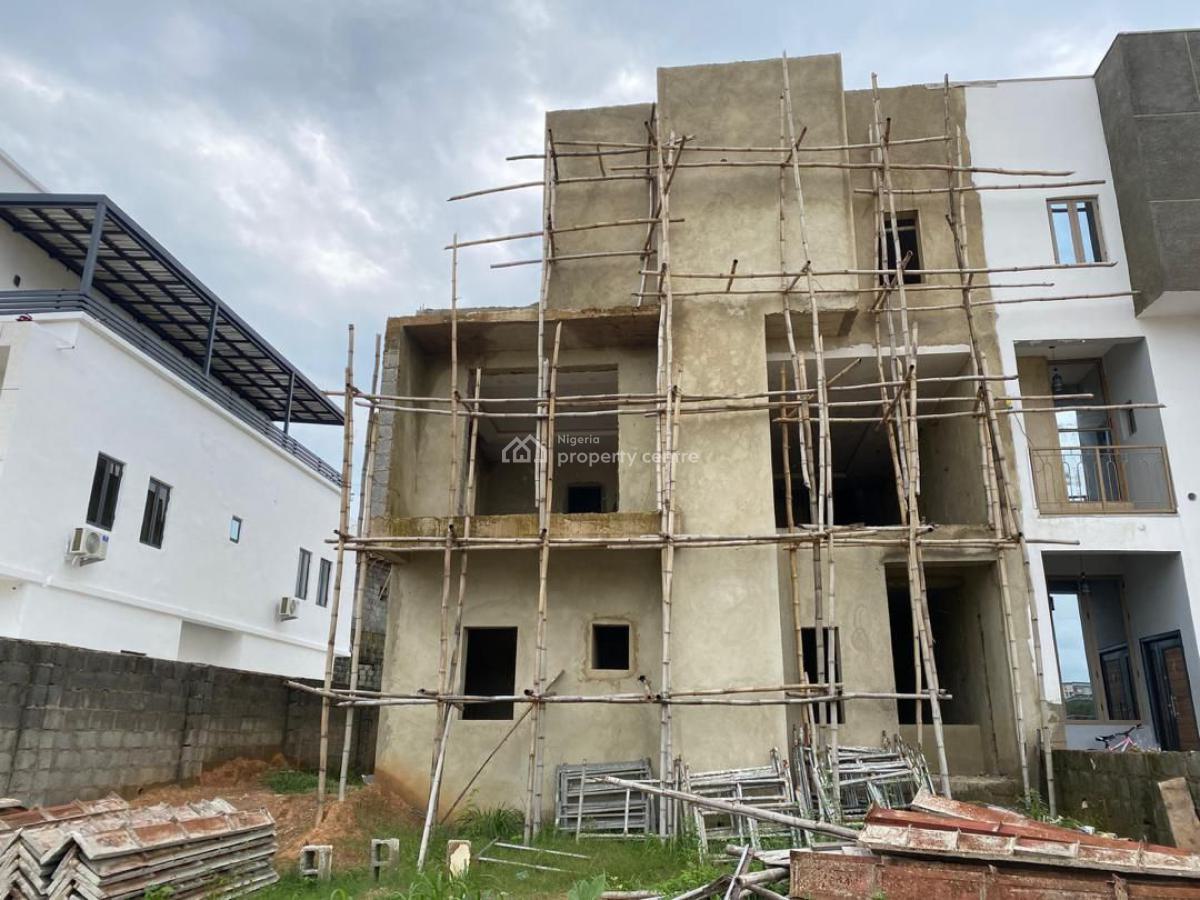 Unplastered 6 Bedroom Semi-detached Duplex with a Bq, Ochacho Estate, Mbora (nbora), Abuja, Semi-detached Bungalow for Sale